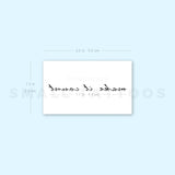 Make It Count Temporary Tattoo (Set of 3)