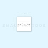 Survivor Temporary Tattoo (Set of 3)