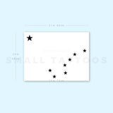 Big Dipper and Polaris Temporary Tattoo (Set of 3)