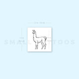Llama Temporary Tattoo (Set of 3)