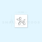 Balloon Dog Temporary Tattoo (Set of 3)