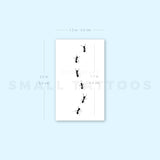 Ant Stock Temporary Tattoo (Set of 3)