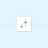 Shining Star Couple Temporary Tattoo (Set of 3)