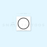 Circle Temporary Tattoo (Set of 3)