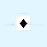 Black Diamond Temporary Tattoo (Set of 3)