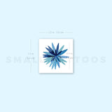 Cornflower Flower By Ann Lilya Temporary Tattoo (Set of 3)