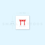Shinto Shrine Temporary Tattoo (Set of 3)