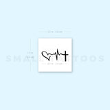 Small Faith Hope Love Temporary Tattoo (Set of 3)