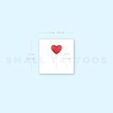 Heart Lollipop Temporary Tattoo (Set of 3)