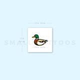 Male Duck Temporary Tattoo (Set of 3)