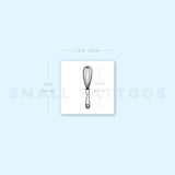 Whisk Temporary Tattoo (Set of 3)