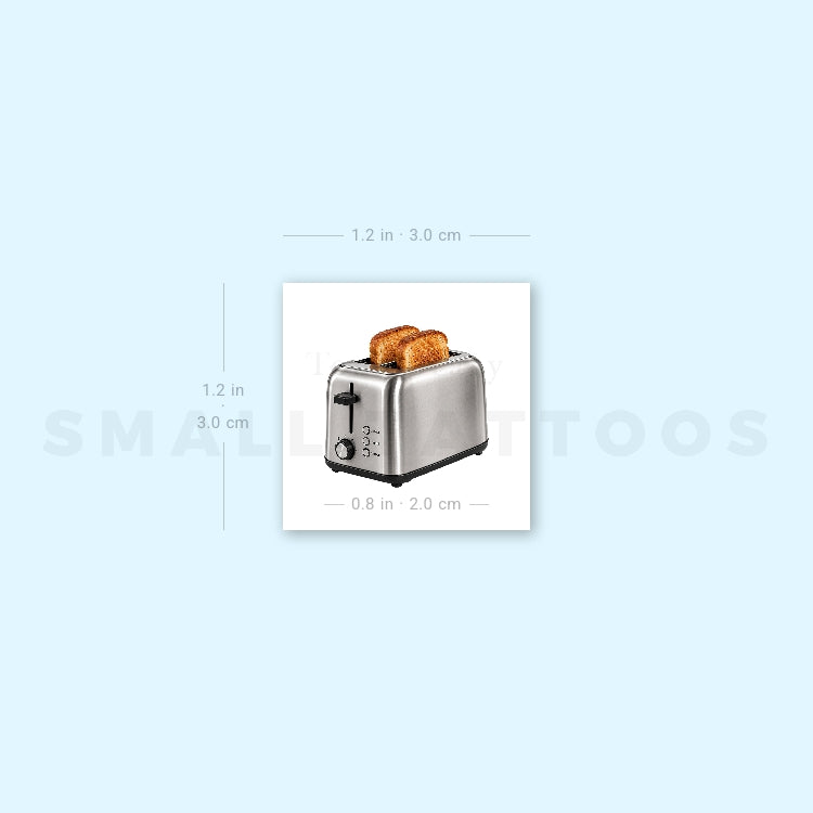 Toaster Temporary Tattoo (Set of 3)
