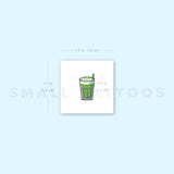 Tiny Matcha Latte Temporary Tattoo (Set of 3)