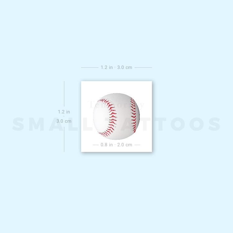 Baseball Temporary Tattoo (Set of 3)