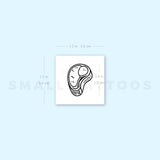 Steak Temporary Tattoo (Set of 3)