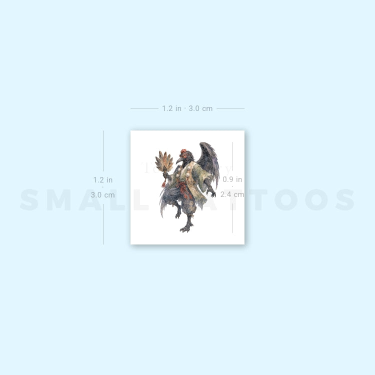 Karasu Tengu Temporary Tattoo (Set of 3)