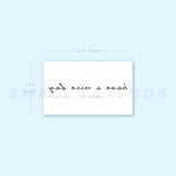 Have A Nice Day Temporary Tattoo (Set of 3)