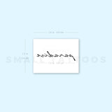 Paradise Temporary Tattoo (Set of 3)