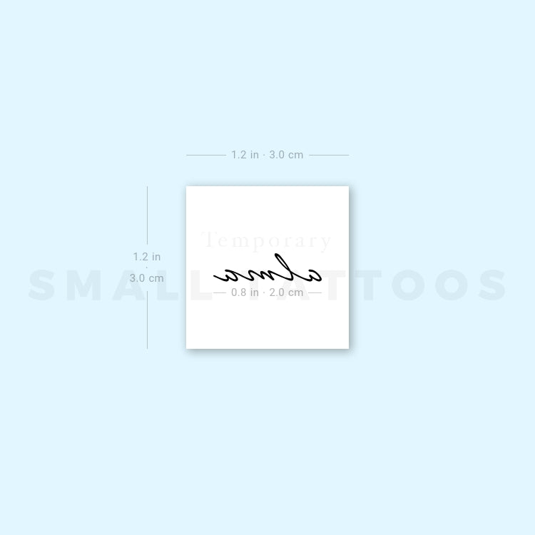 Tatuaje temporal de Alma (juego de 3)