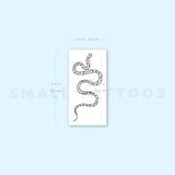 Snake Temporary Tattoo By M3.Ink (Set of 3)