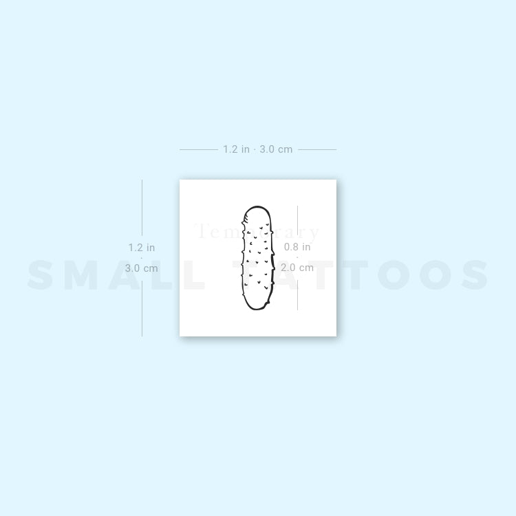 Pickle Temporary Tattoo (Set of 3)