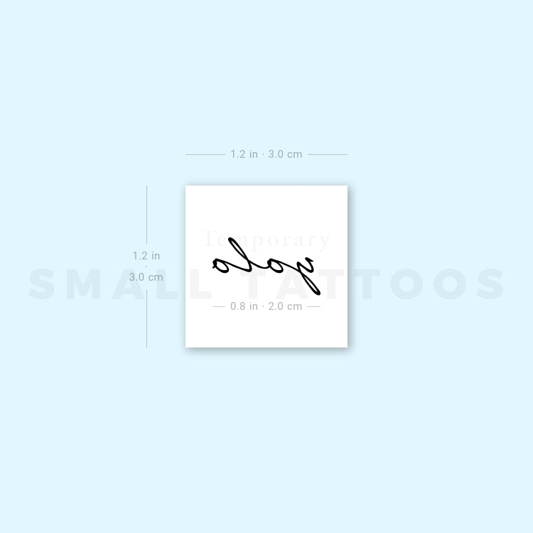 Yolo Temporary Tattoo (Set of 3)