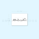 Charlotte Temporary Tattoo (Set of 3)