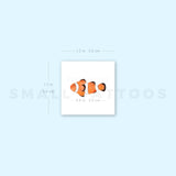 Clownfish Temporary Tattoo (Set of 3)