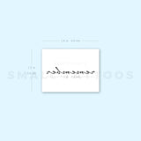 Remember Temporary Tattoo (Set of 3)