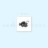 Anglerfish Temporary Tattoo (Set of 3)