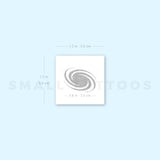 Galaxy Spiral Temporary Tattoo (Set of 3)