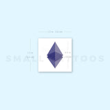 Translucent Ethereum Logo Temporary Tattoo (Set of 3)