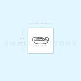 Hot Dog Temporary Tattoo (Set of 3)