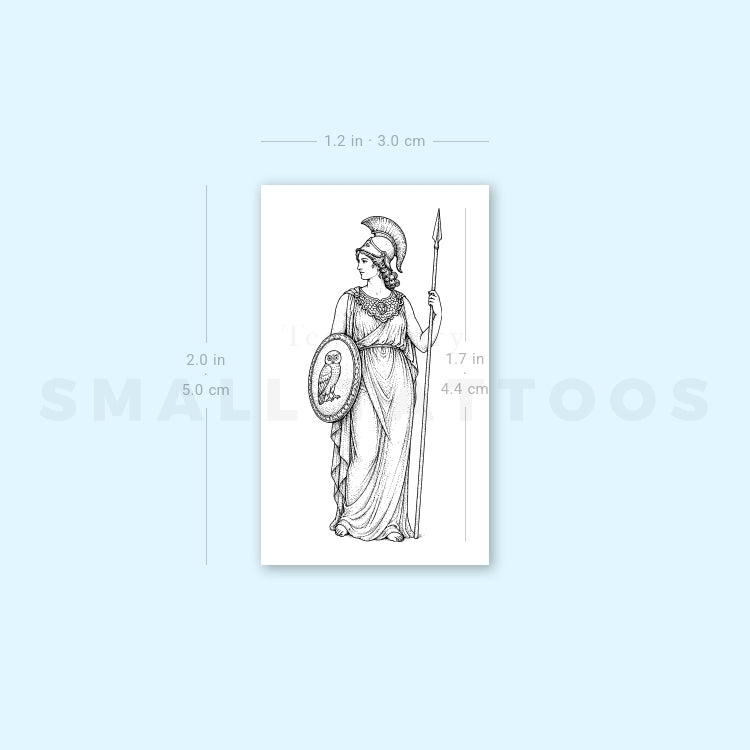 Athena Temporary Tattoo (Set of 3)