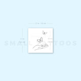 Happy Butterflies Temporary Tattoo (Set of 3)
