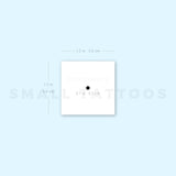 Morse Code E Temporary Tattoo (Set of 3)