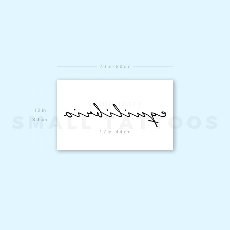 Tatuaje temporal Equilibrio (juego de 3)