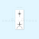 Index Finger Temporary Tattoo (Set of 3)