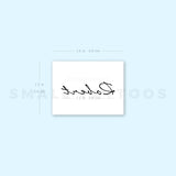 Robert Temporary Tattoo (Set of 3)