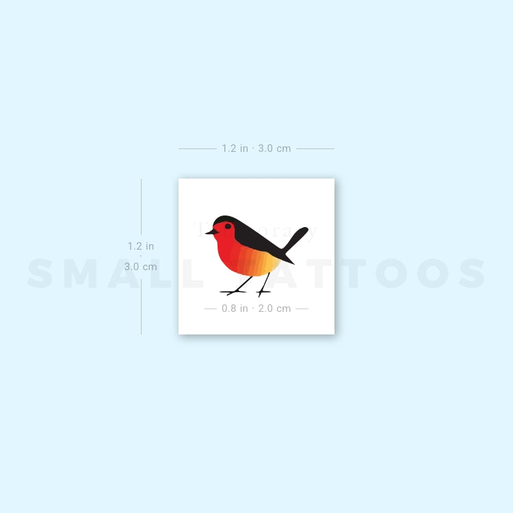 Little Robin Temporary Tattoo (Set of 3)