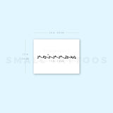 Warrior Temporary Tattoo (Set of 3)