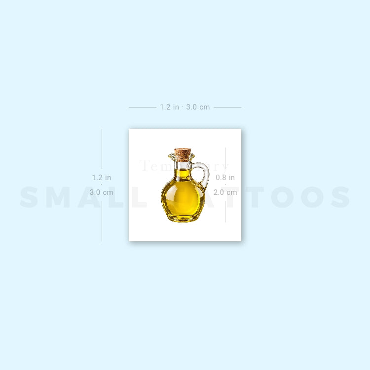 Realistic Olive Oil Temporary Tattoo (Set of 3)