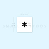 Tiny Star Ornament Temporary Tattoo (Set of 3)