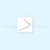 One Line Hummingbird Temporary Tattoo (Set of 3)