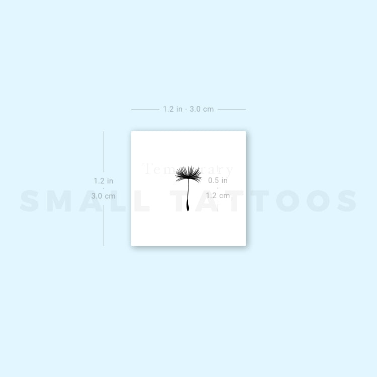 Tiny Dandelion Seed Temporary Tattoo (Set of 3)