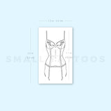 Corset Temporary Tattoo By M3.Ink (Set of 3)