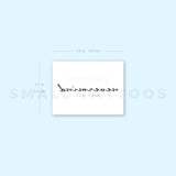 Nevermind Temporary Tattoo (Set of 3)