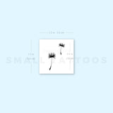 Dandelion Seed Couple Temporary Tattoo (Set of 3)