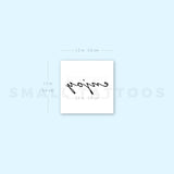 Enjoy Temporary Tattoo (Set of 3)