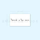 One Of A Kind Temporary Tattoo (Set of 3)